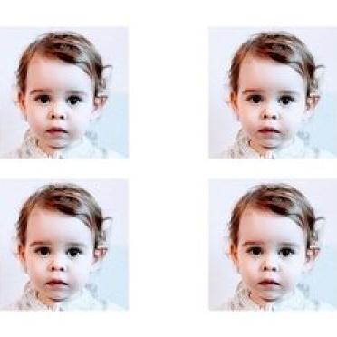 Passfoto-Kleinkind-Baby im Fotostudio Zug-Rotkreuz